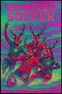 Reindeer Soccer Extravaganza Poster