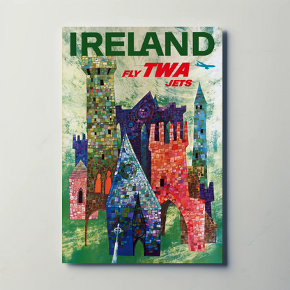 Ireland TWA Travel Poster