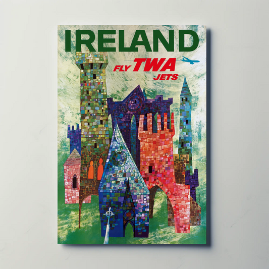 Ireland TWA Travel Poster