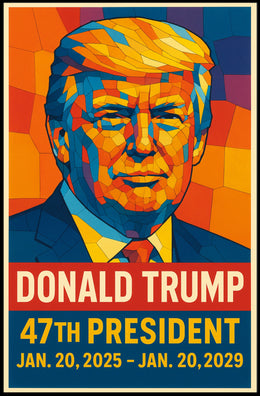 Donald Trump 47th President Poster