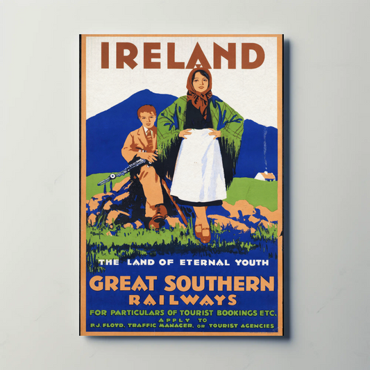Vintage Poster - Ireland Land of Eternal Youth
