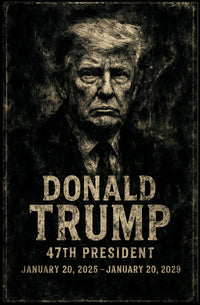 Donald Trump Guardian Past Future Surreal Digital Poster