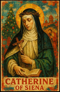 Saint Catherine of Siena Catholic Art Heritage Poster