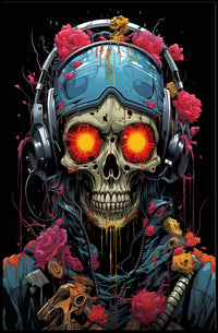 Skull Symphony Poster