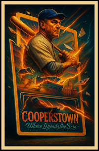Cooperstown Where Legends Are Born Poster