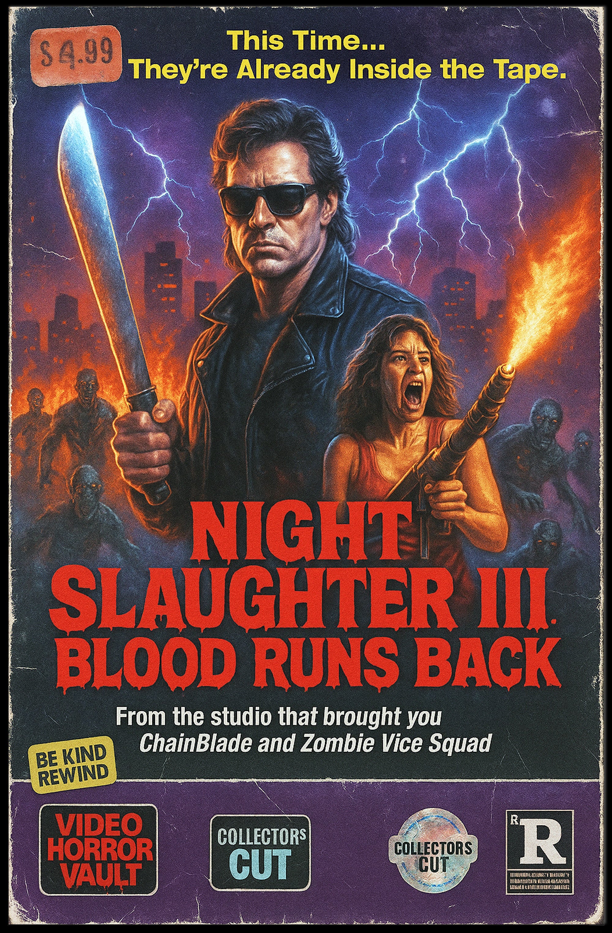 Night Slaughter III: Blood Runs Back Poster PosterGoat