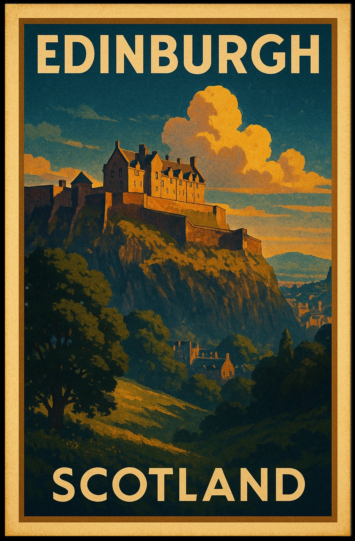 Edinburgh Castle A Scottish Icon Poster