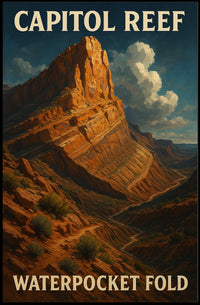 Capitol Reef Waterpocket Fold Poster
