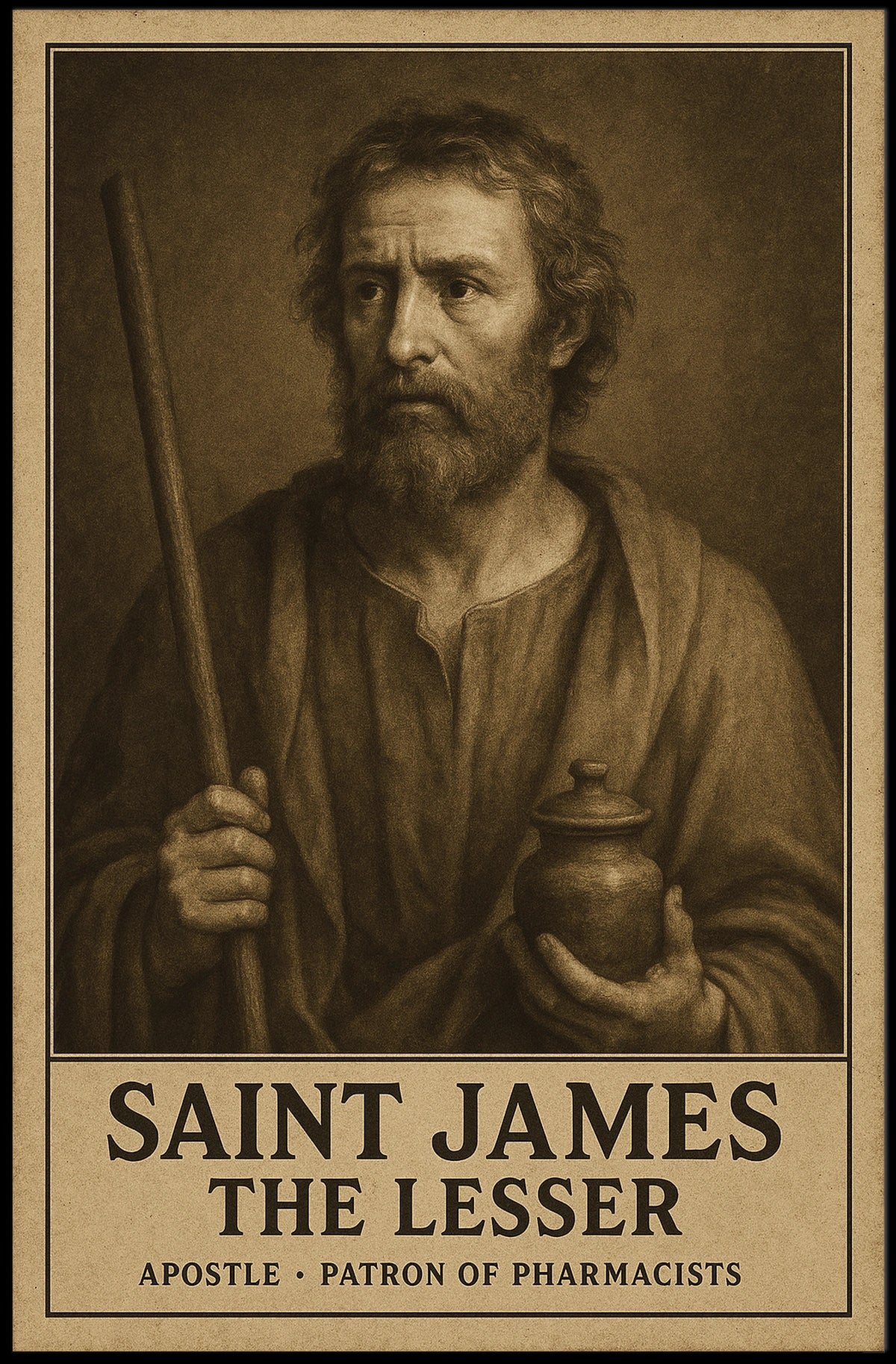 Saint James The Lesser Apostle And Poster