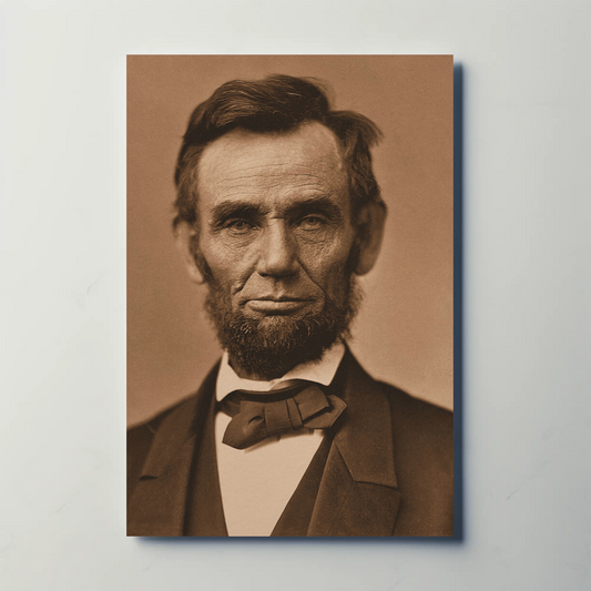 Abraham Lincoln 16th President Sepia Photo