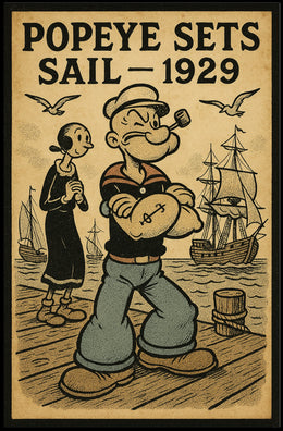 Popeye 1929 Art Poster POP-01