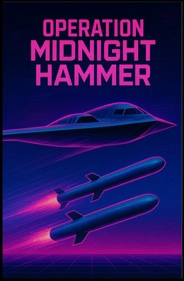 Operation Midnight Hammer: Futuristic Sci-Fi Poster PosterGoat