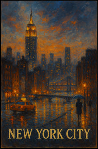 New York City Skyline Poster