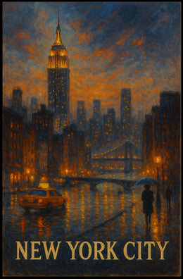 New York City Skyline Poster