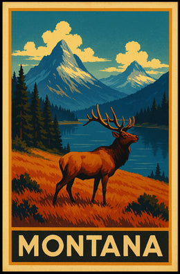 Montana Wilderness Poster