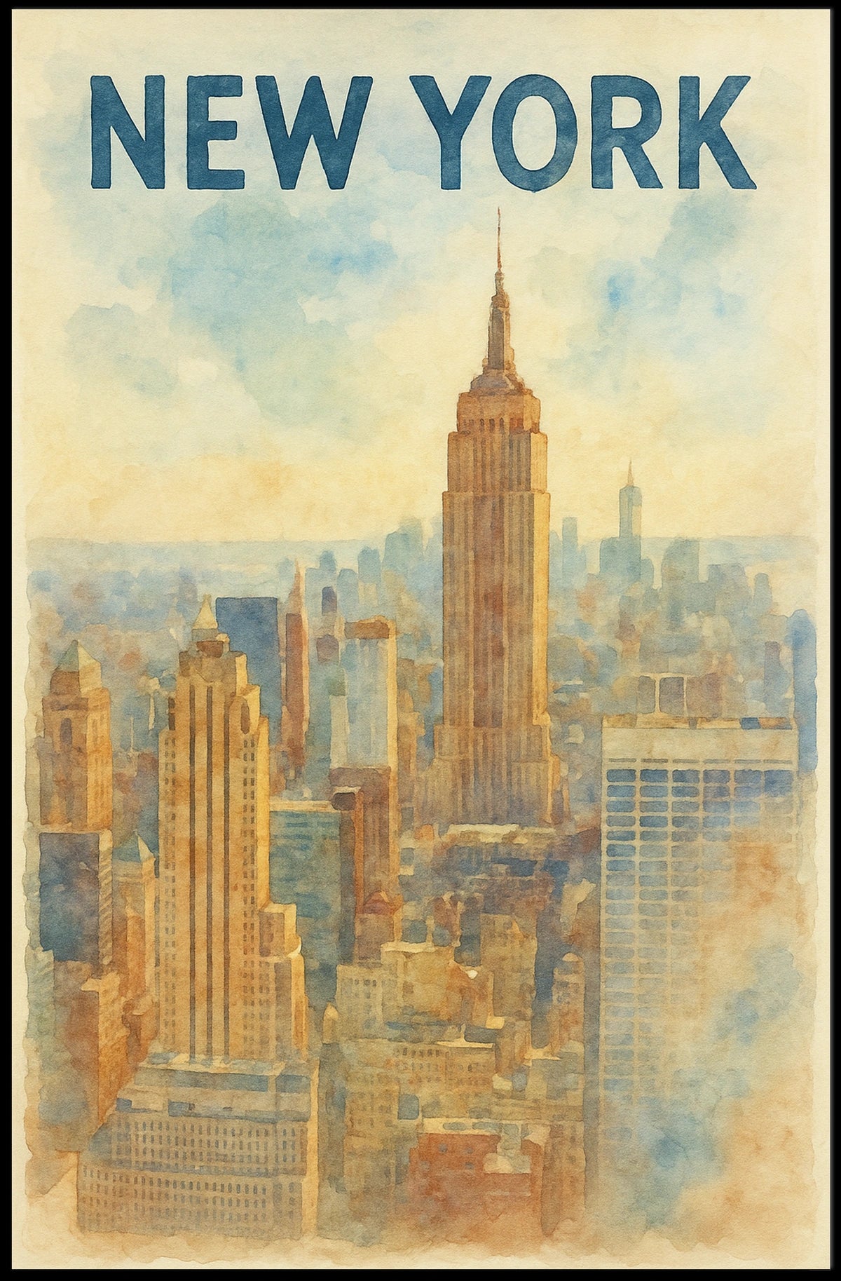 New York Skyline Poster