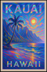 Kauai, Hawaii A Vibrant Paradise Poster