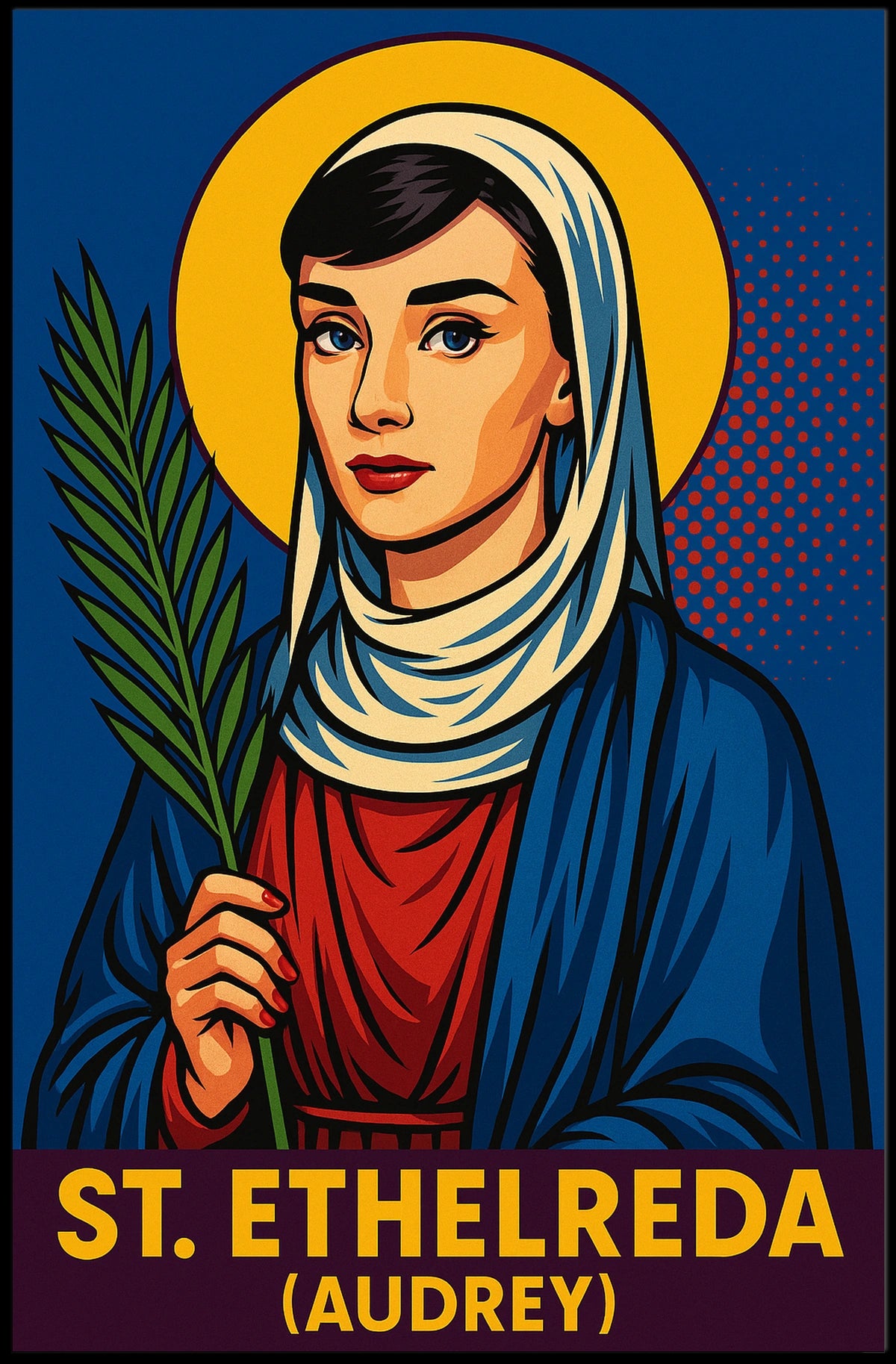 St. Ethelreda (Audrey) Poster