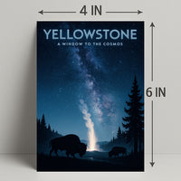 Yellowstone A Window to the Cosmos Poster PosterGoat