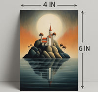 Enchanted Island Church Poster PosterGoat