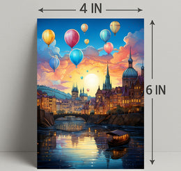 Enchanted Evening Over The City Poster