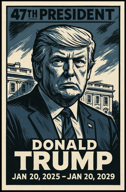 Donald Trump 47th President Poster