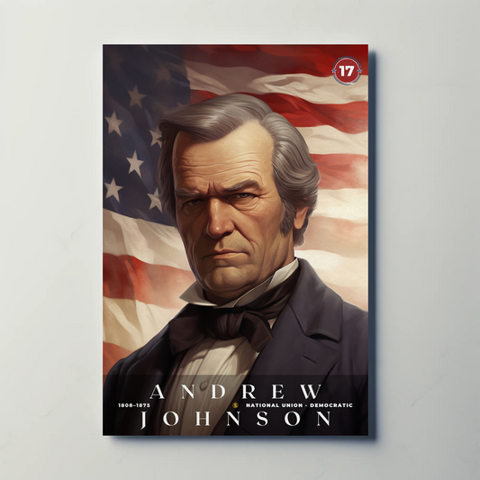 Andrew Johnson 17th President Of The United States Portrait