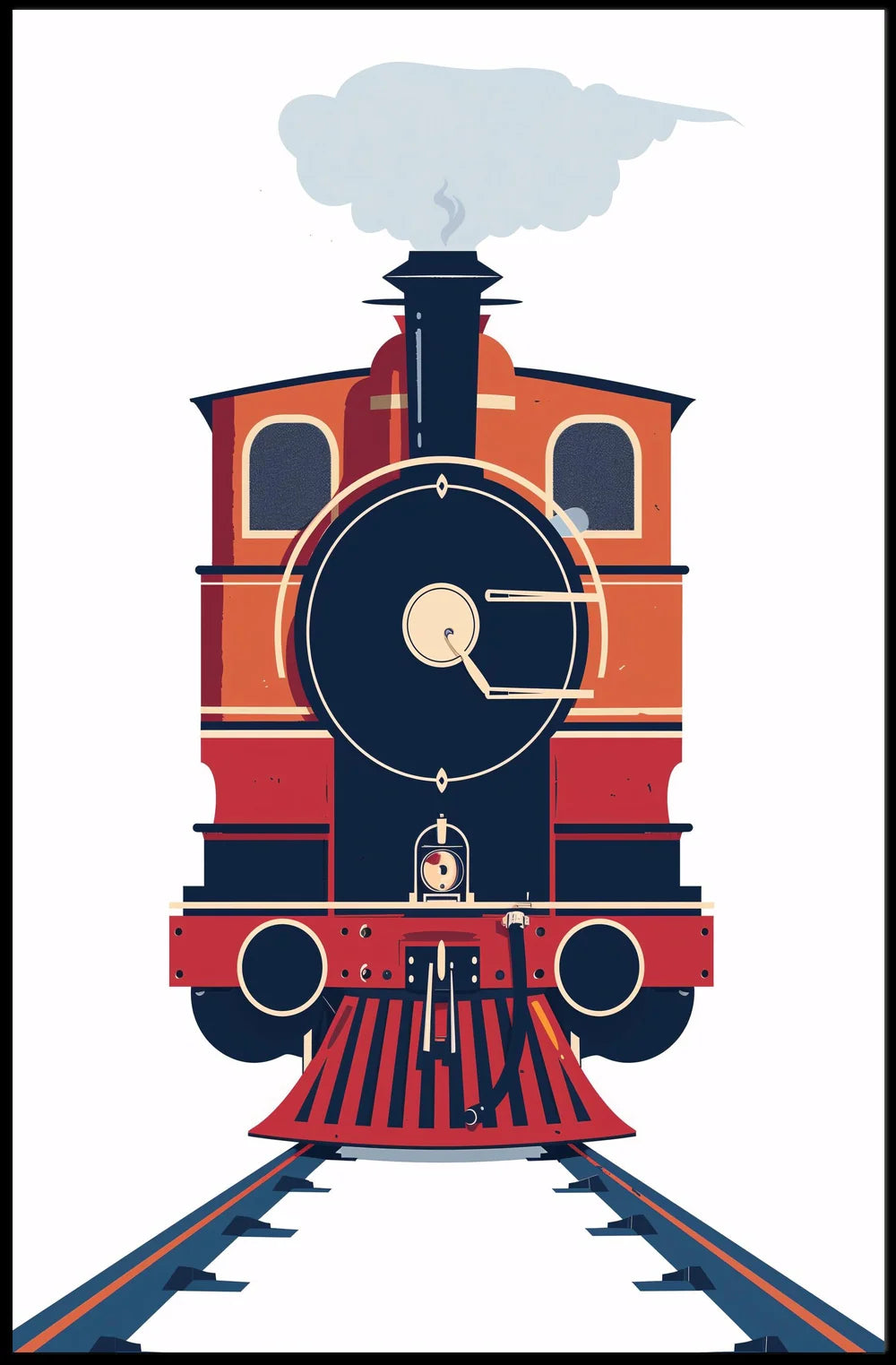 Vintage Adventure Travel Scene Poster