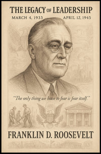 Franklin D. Roosevelt The Legacy Of Poster