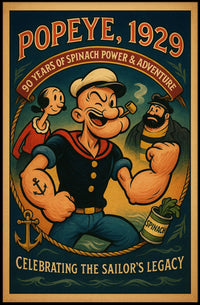 Popeye 1929 Art Poster POP-02