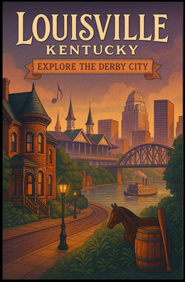Explore Louisville, Kentucky Poster
