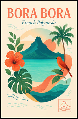 Bora Bora French Polynesia Poster PosterGoat
