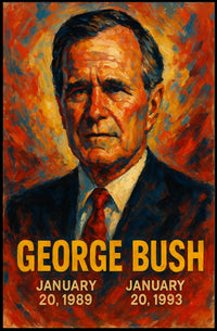 George Bush Presidential Term Poster