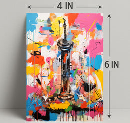Vibrant Tower Poster