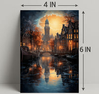 Enchanted Evening In Amsterdam Poster