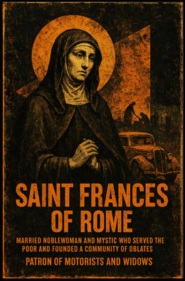 Saint Frances Of Rome Poster