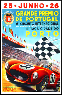 Grande Prémio de Portugal 1955 Poster