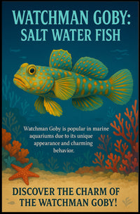 Watchman Goby Salt Water Fish Poster
