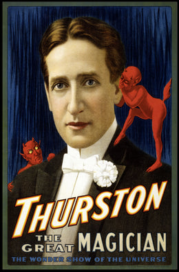 Thurston The Great Magician Vintage Entertainment Poster