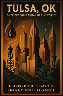 Tulsa, OK The Oil Capital Legacy Poster