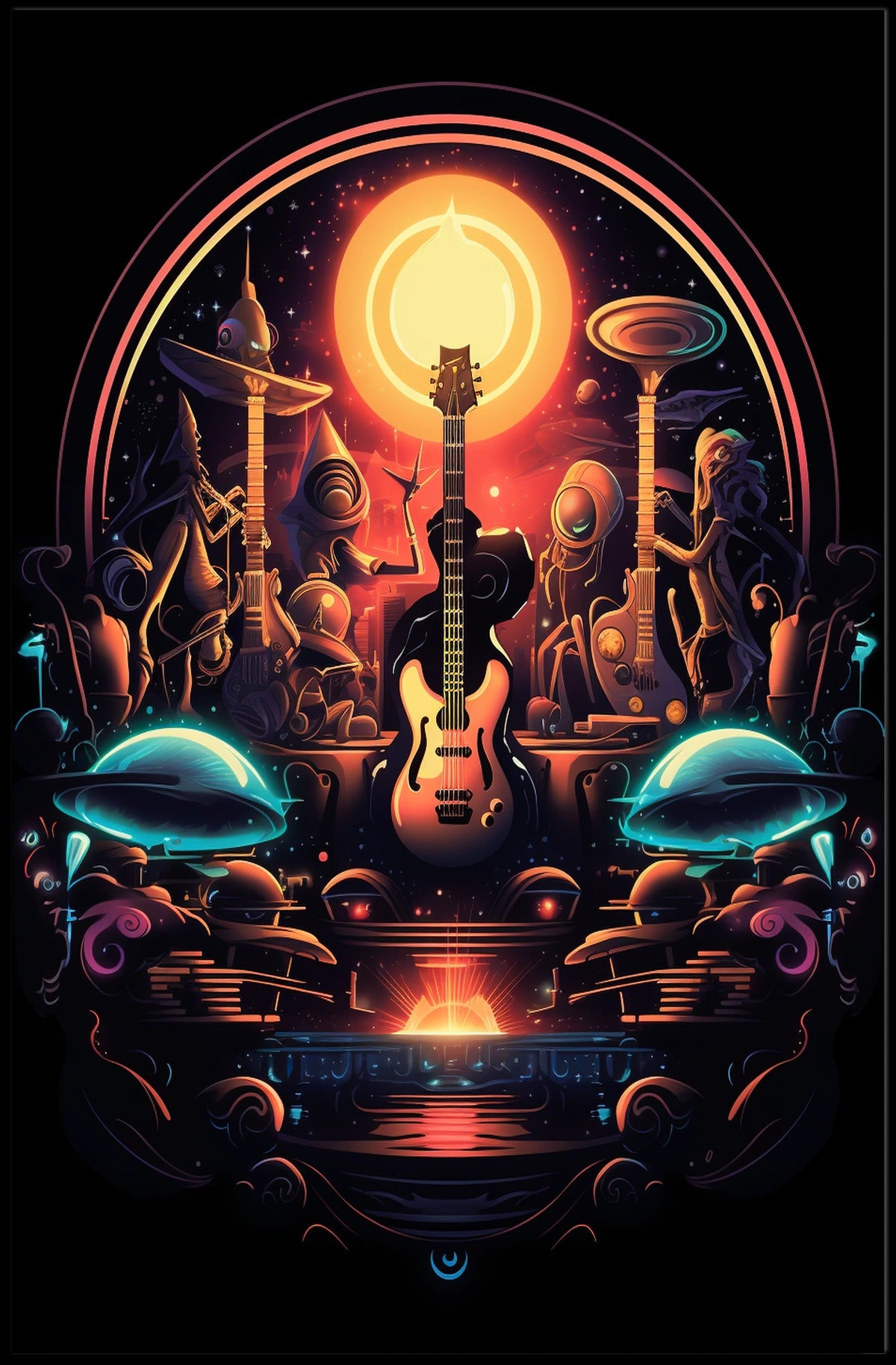 Cosmic Jam Session Poster