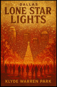 Dallas Lone Star Lights Poster