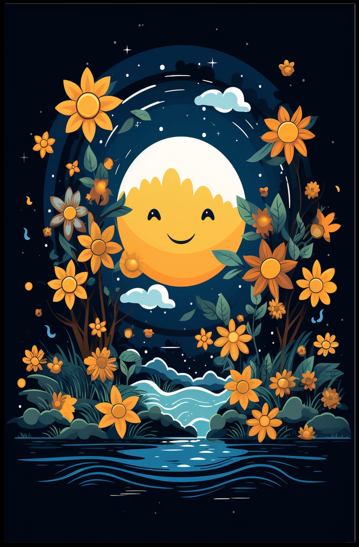 Moonlit Blossoms