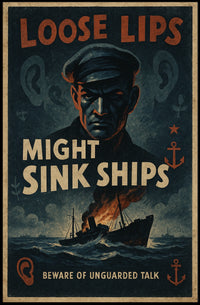 Loose Lips Might Sink Ships Poster