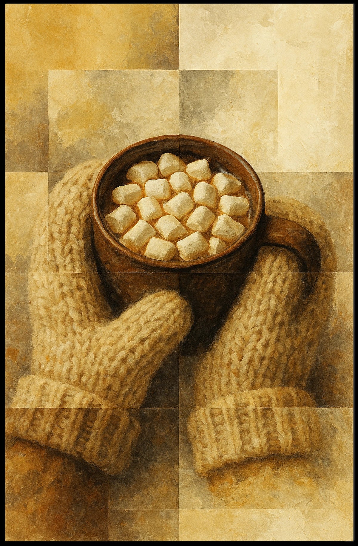 Cozy Winter Warmth Poster
