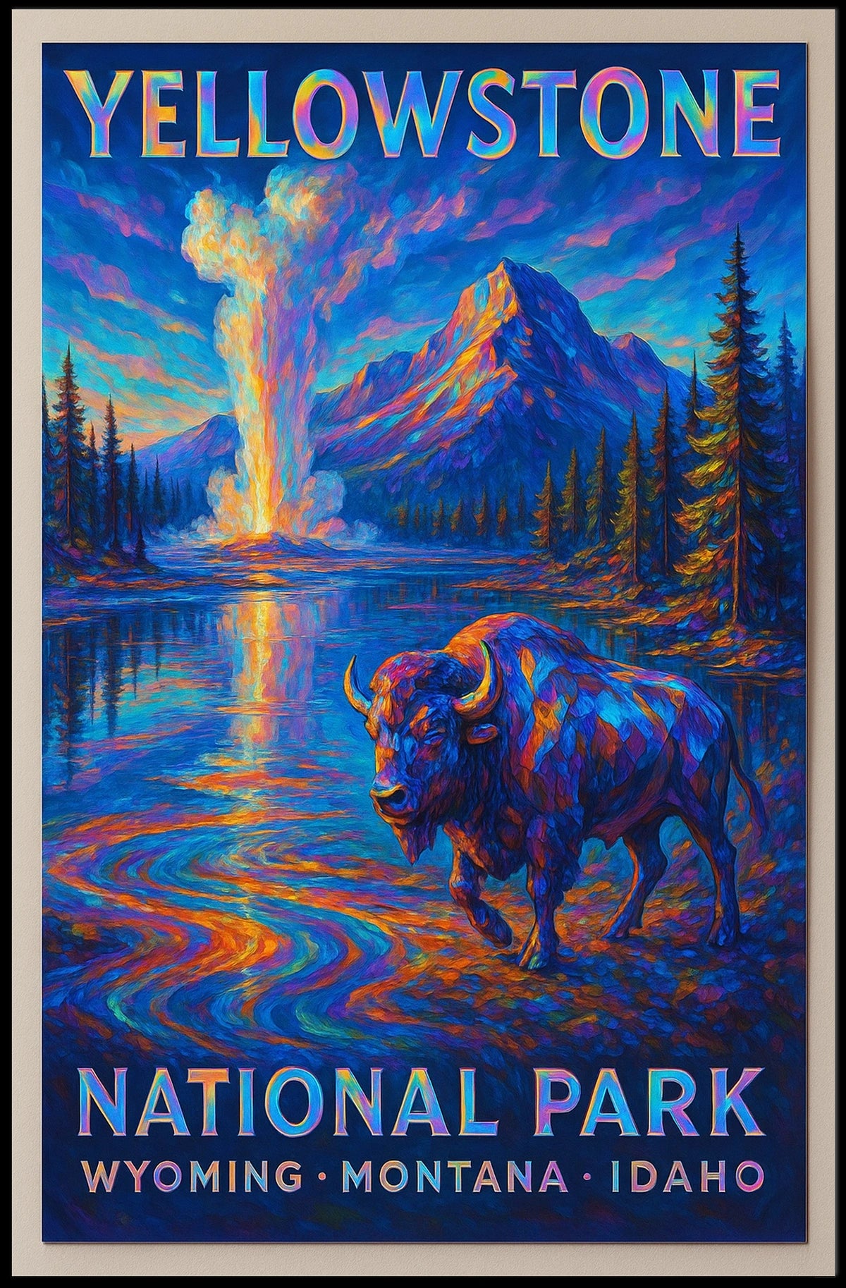 Yellowstone National Park Poster