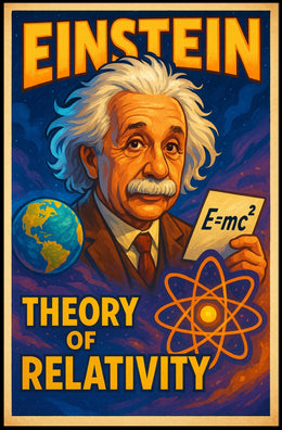 Einstein Theory Of Relativity Poster