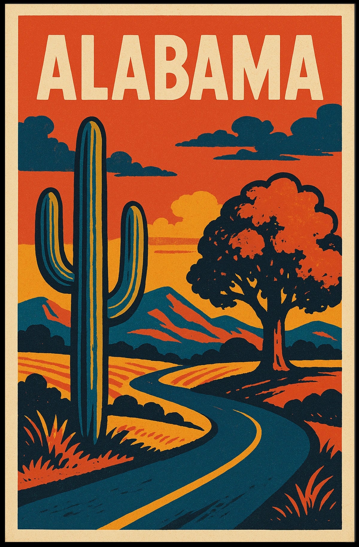 Alabama Landscape Poster
