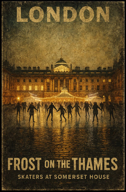 Frost On The Thames Poster