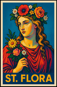 St. Flora Poster